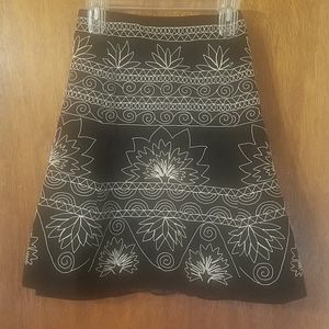 3/$25 Talbots Embroidered Skirt